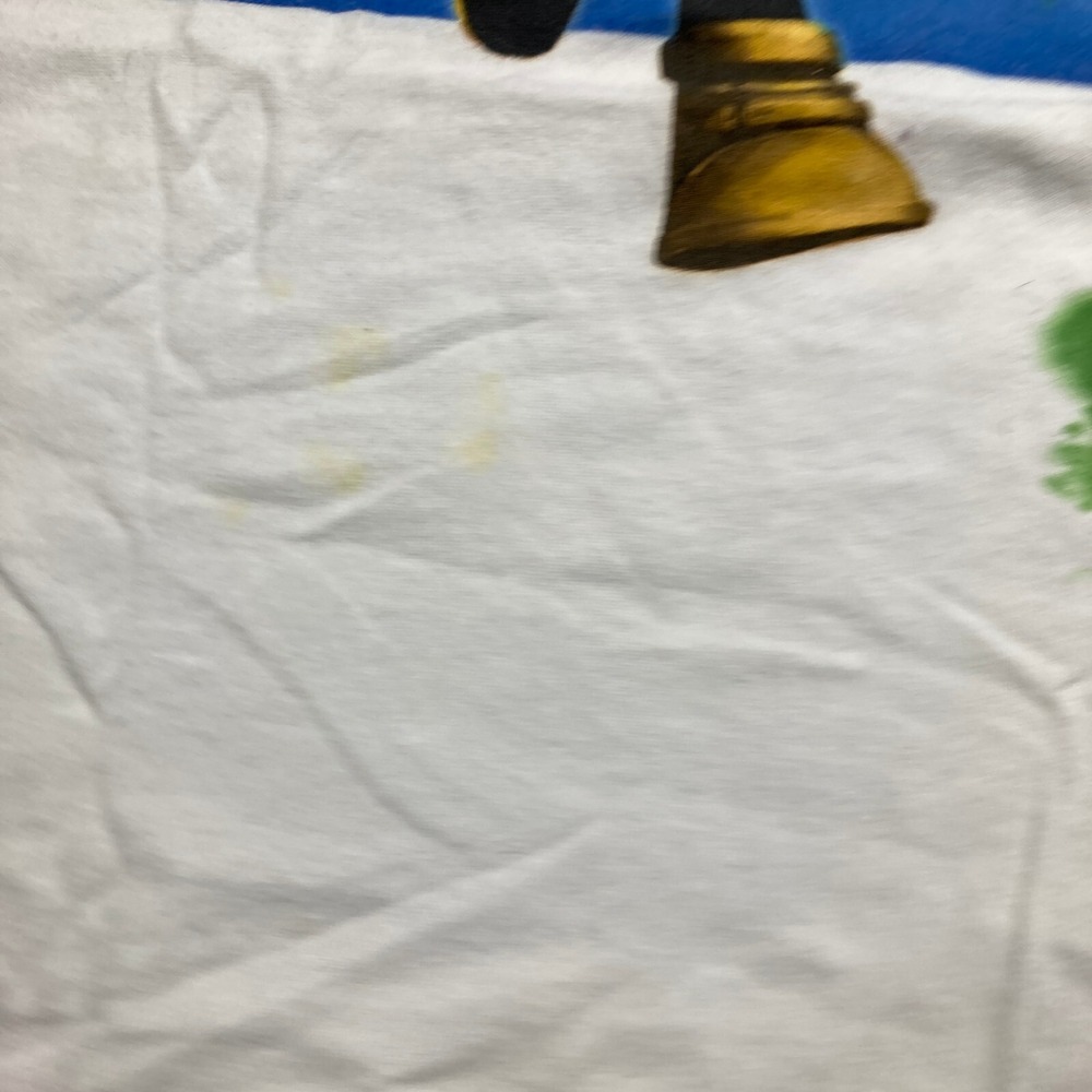 Vintage Spray Shirt Mens L White Video Game Promo Tecmo Logo Prince Ray Y2k Tee View 4